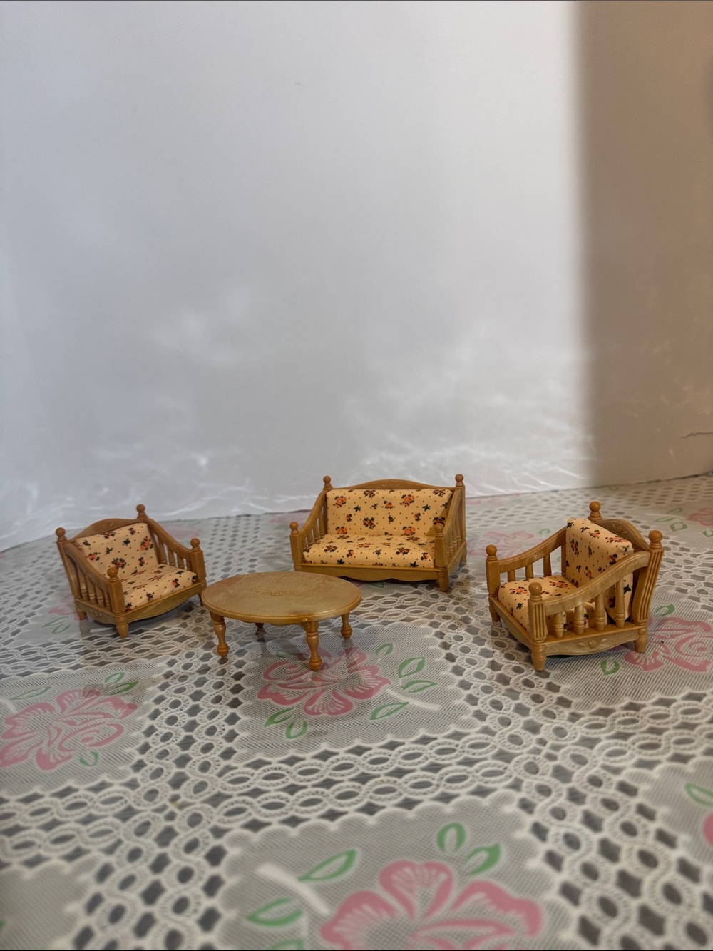 Calico critters Sylvanian family living room set comfy living room set